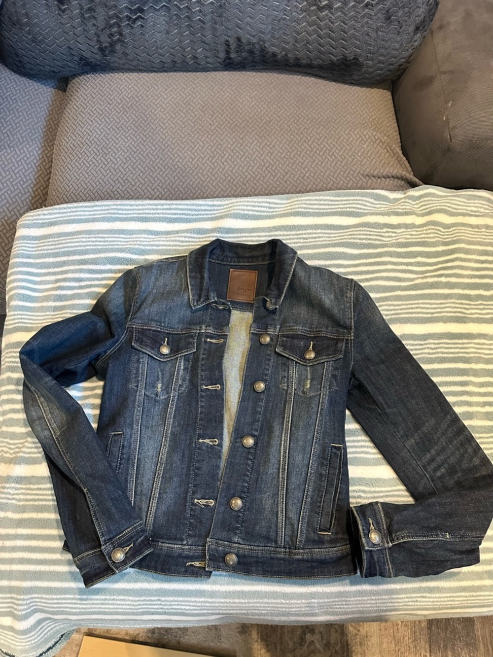 Articles Of Society Indigo & Light Wash Two-Tone Denim Jacket